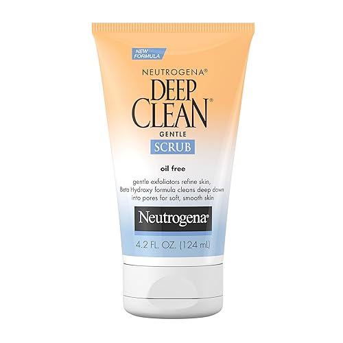 Neutrogena Deep Clean Oil-Free Facial Scrub, 4.2 Fl Oz - Gentle Daily Cleanser