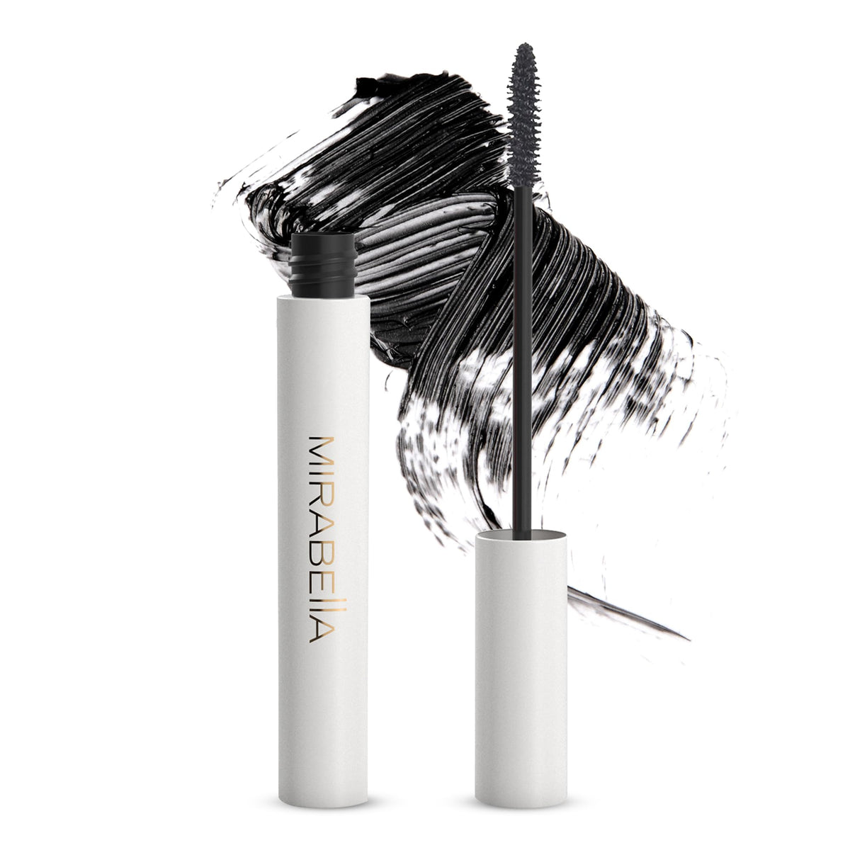 Mirabella Lasting Lash Waterproof Mascara - Volume, Length & Curl For Sensitive Eyes, Black