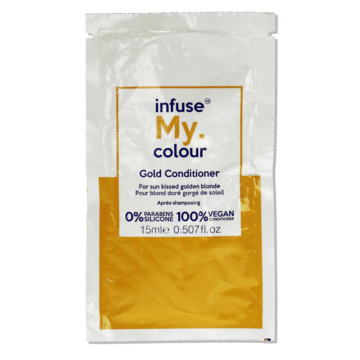 Infuse My. Colour Gold Conditioner 15 Ml - Unisex Hair Care For Shine And Moisture