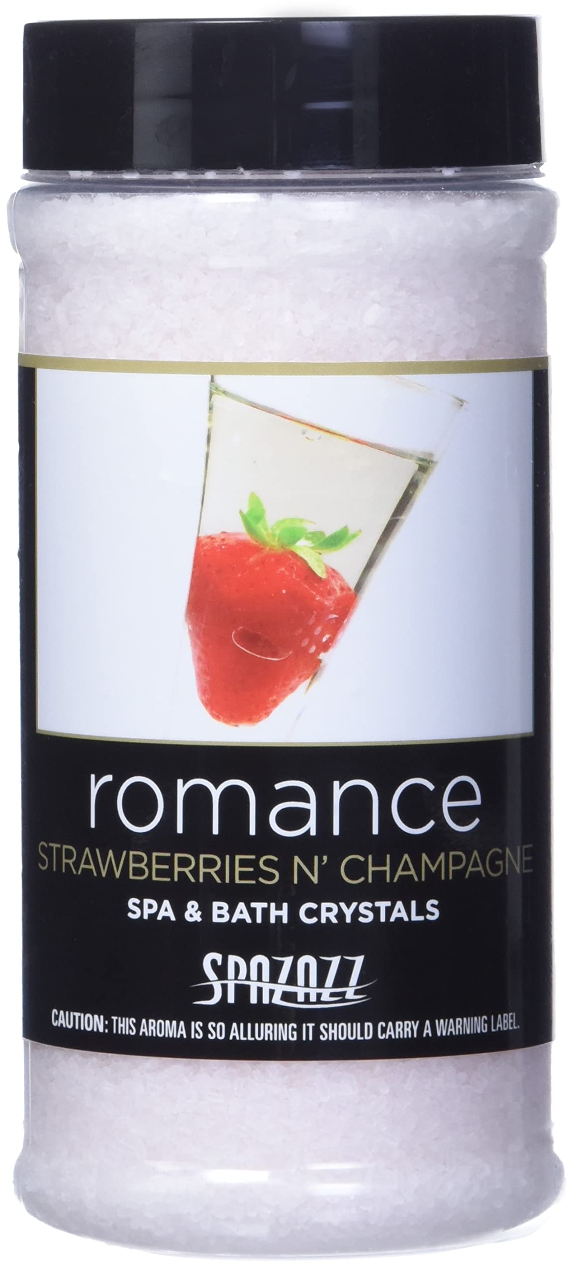 Spazazz Set The Mood Crystals - 17Oz Bath Minerals, Strawberries N' Champagne Romance