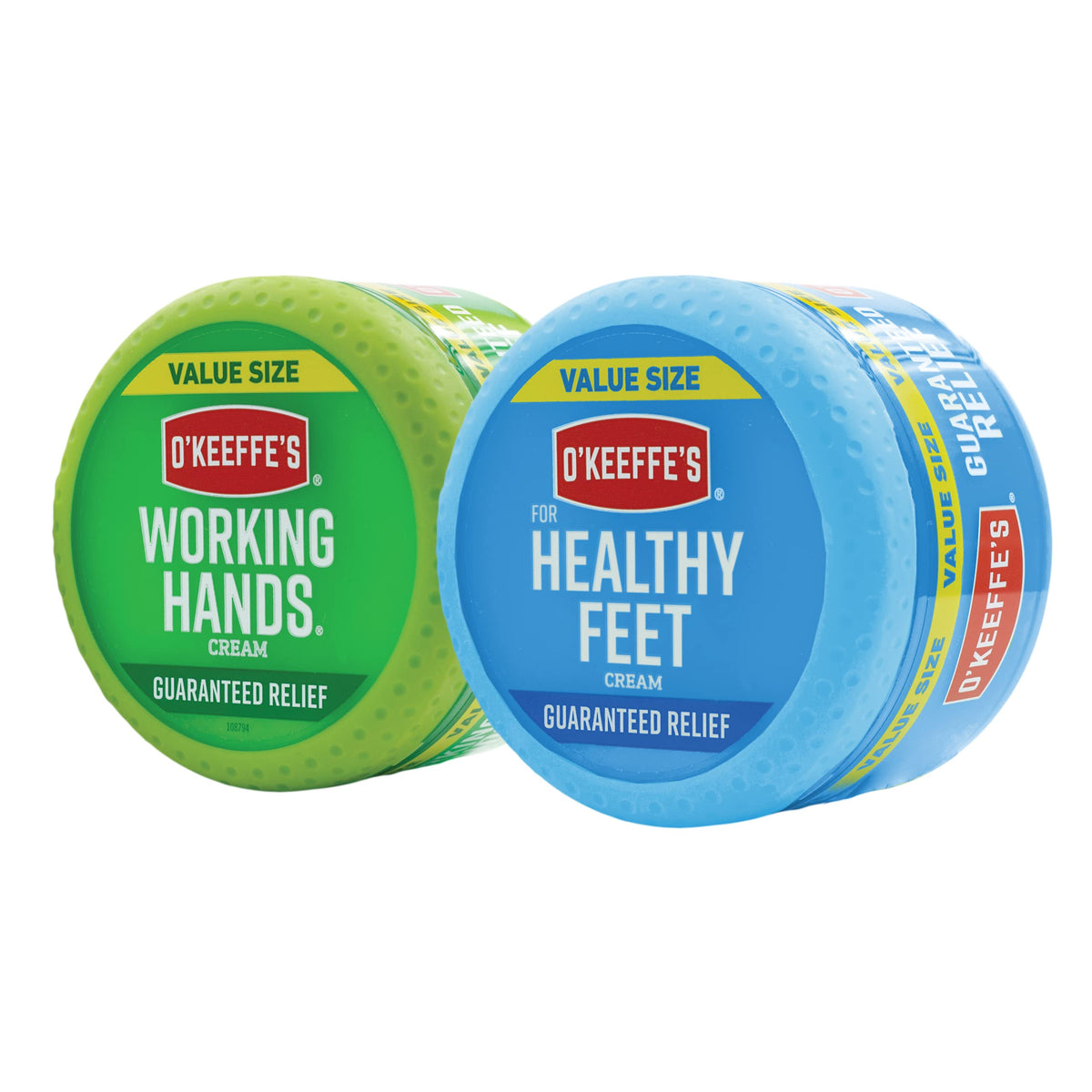 O'Keeffe'S Working Hands & Healthy Feet Creams, 6.8 Oz & 6.4 Oz, Moisturizing