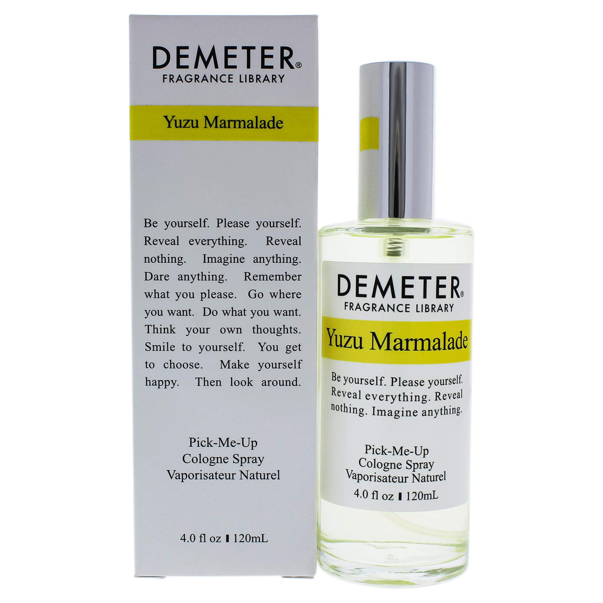 Demeter Cologne Spray for Women - Yuzu Marmalade, 4 Oz - Refreshing Citrus Fragrance, Long-Lasting Scent, Perfect for Daily Use