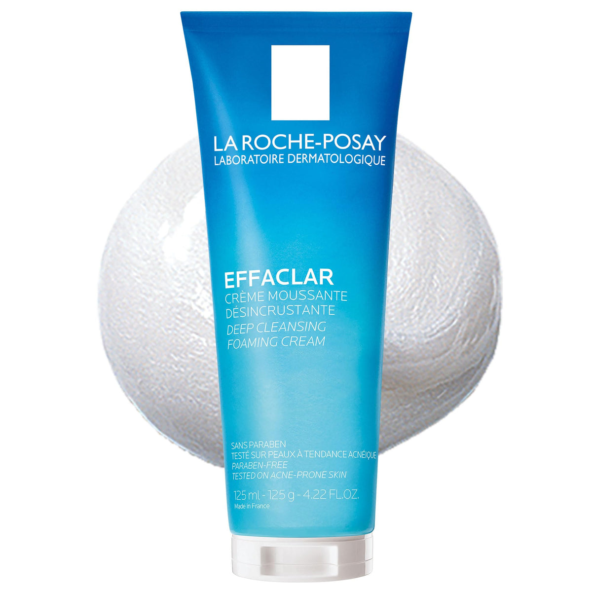 La Roche-Posay Effaclar Deep Cleansing Foaming Facial Cleanser For Oily & Acne-Prone Skin, 4.