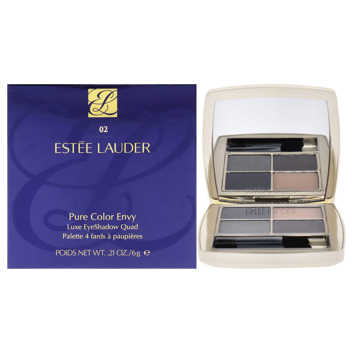 Estée Lauder Pure Color Envy Luxe Eyeshadow Quad 02 Indigo Night 0.28 oz for Women