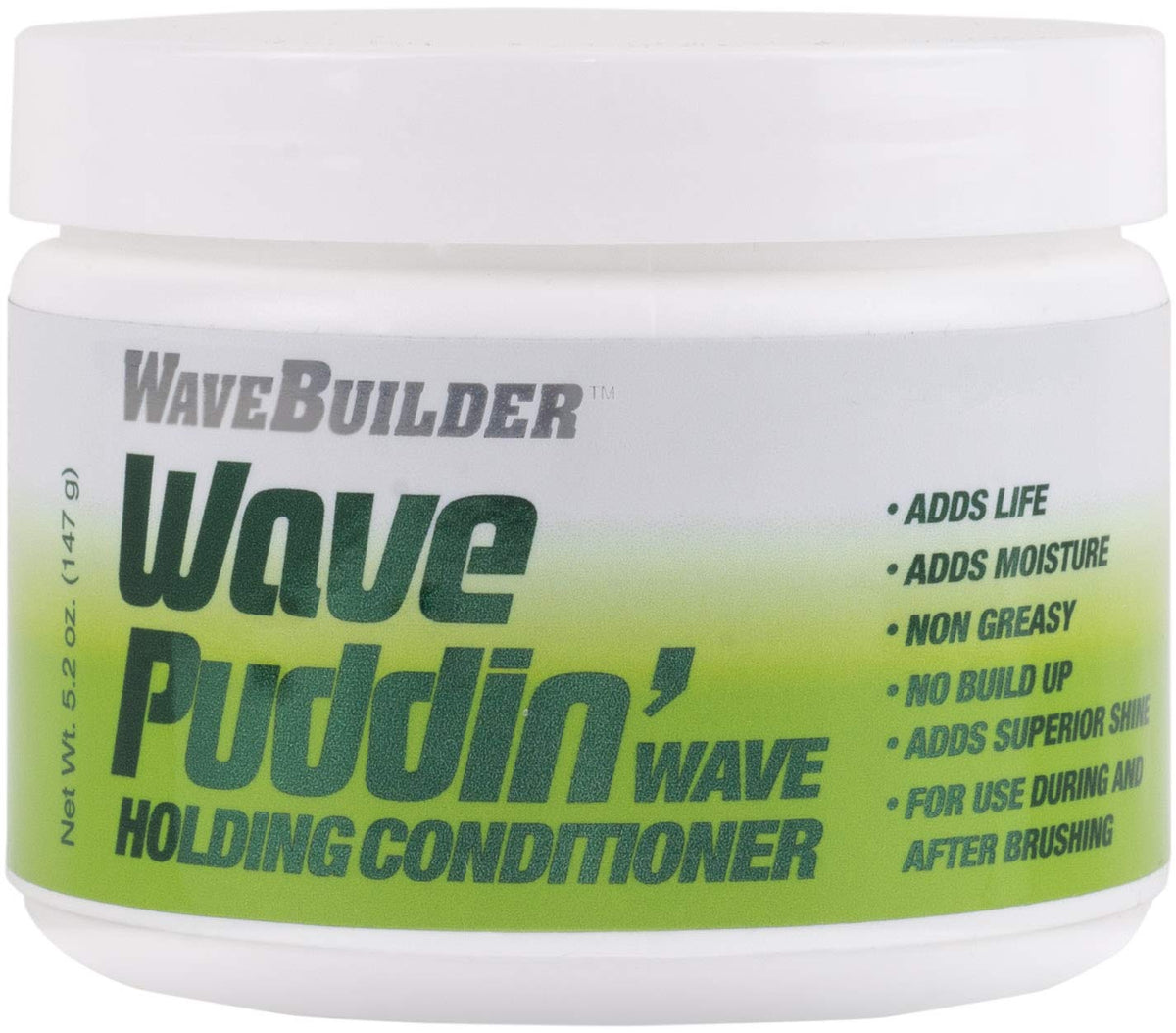 Wavebuilder Natural Wave Puddin - 5 Oz Moisturizing Cream For Natural Waves And Curls