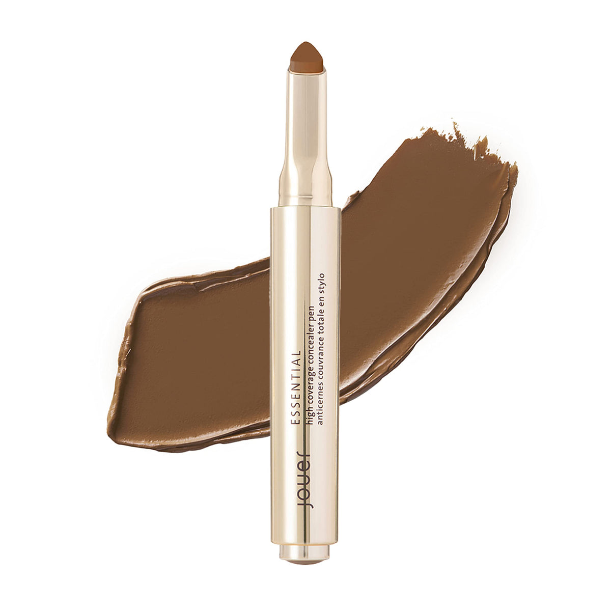 Jouer Essential High Coverage Concealer Pen - Amber, Medium To Full Coverage For Dark Circles