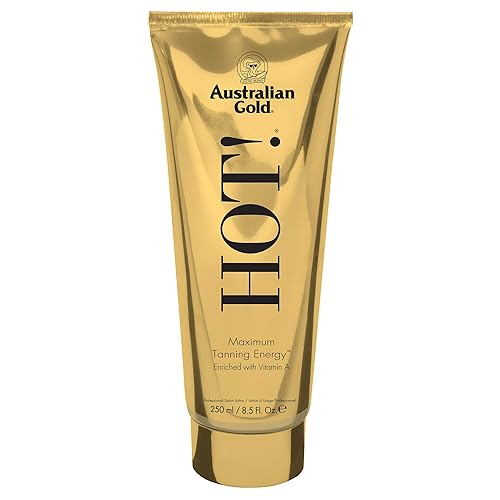 Australian Gold Ag Hot Maximum Intensifier, No Heat & No Bronzers, 8.5 Oz Tanning Lotion