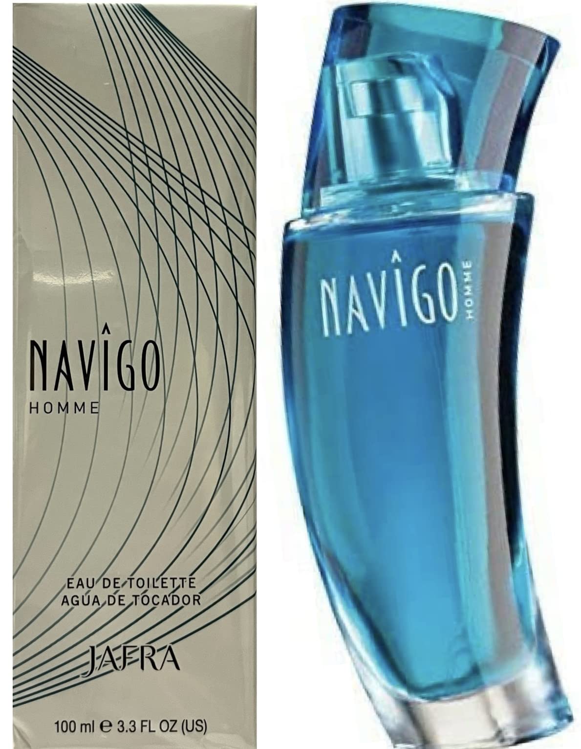 Jafra Navigo Homme Eau De Toilette 3.3 Fl. Oz. - Fresh Men'S Fragrance