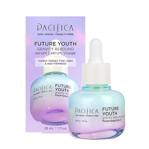 Pacifica Future Youth Gravity Rebound Serum - Anti-Aging Gel Serum for Wrinkles & Fine Lines, 1 Fl Oz