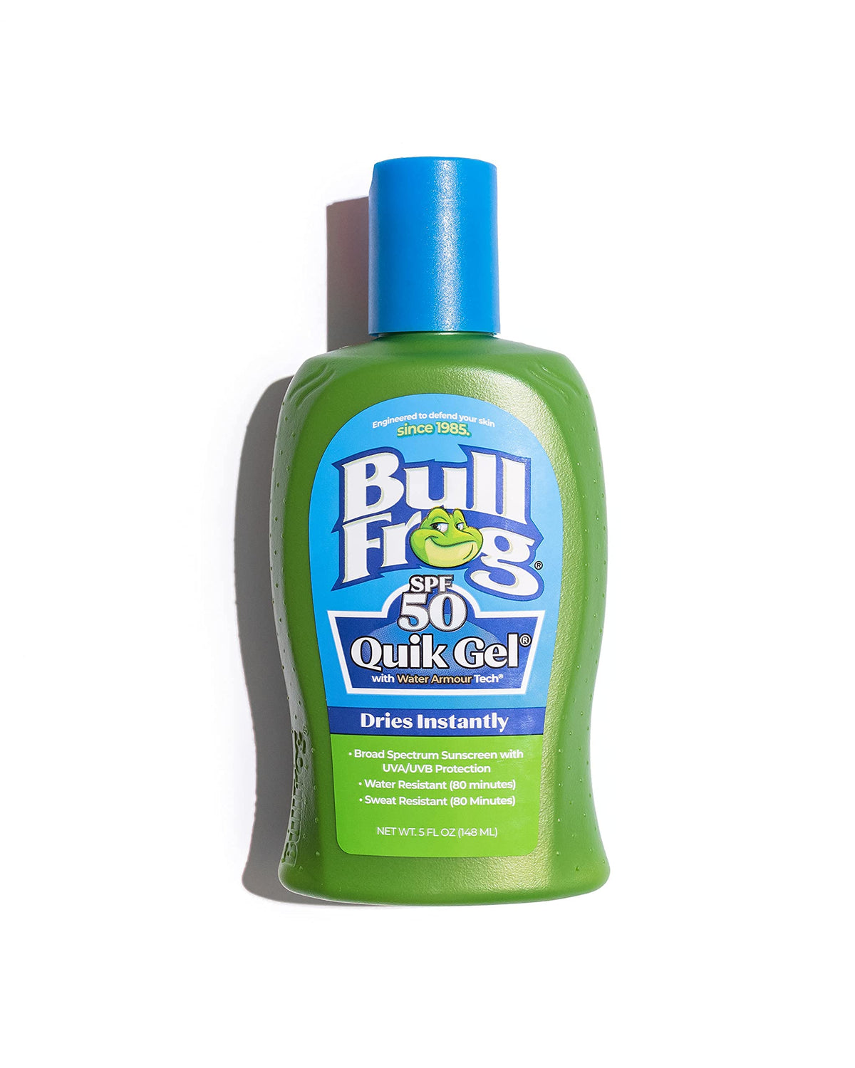 Bullfrog Quik Gel Sunscreen Spf 50 - Oxybenzone & Octinoxate Free, 5Oz Moisturizing Uva