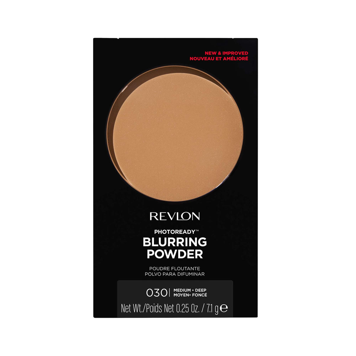 Revlon Photoready Blurring Face Powder, Medium Deep, Longwear, Shine & Oil Free, 0.30 Oz