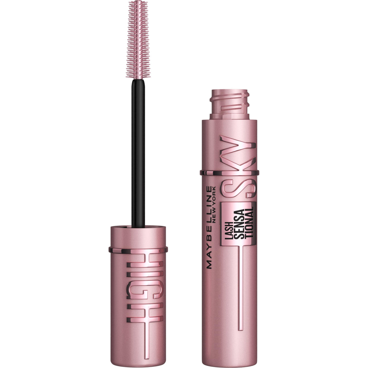 Maybelline Lash Sensational Sky High Mascara - Volumizing, Lengthening, Blackest Black, 0.24 Fl Oz