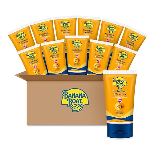 Banana Boat Sunscreen Lotion Spf 50, Moisturizing With Vitamin C & B3, 4.5 Oz (Pack Of