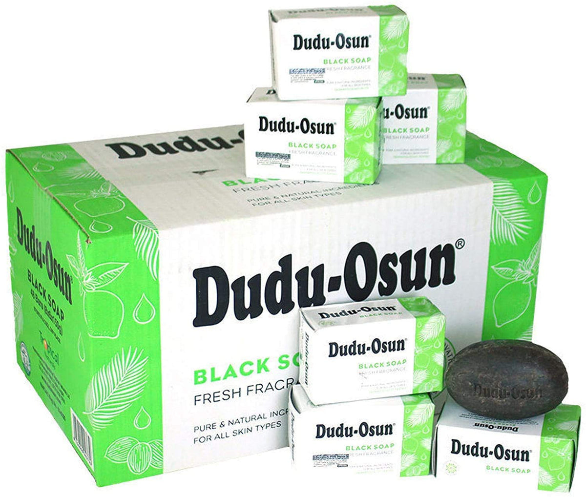 Tropical Naturals African Black Soap - Dudu Osun, 48 Count, 249.6 Oz, Original Formula