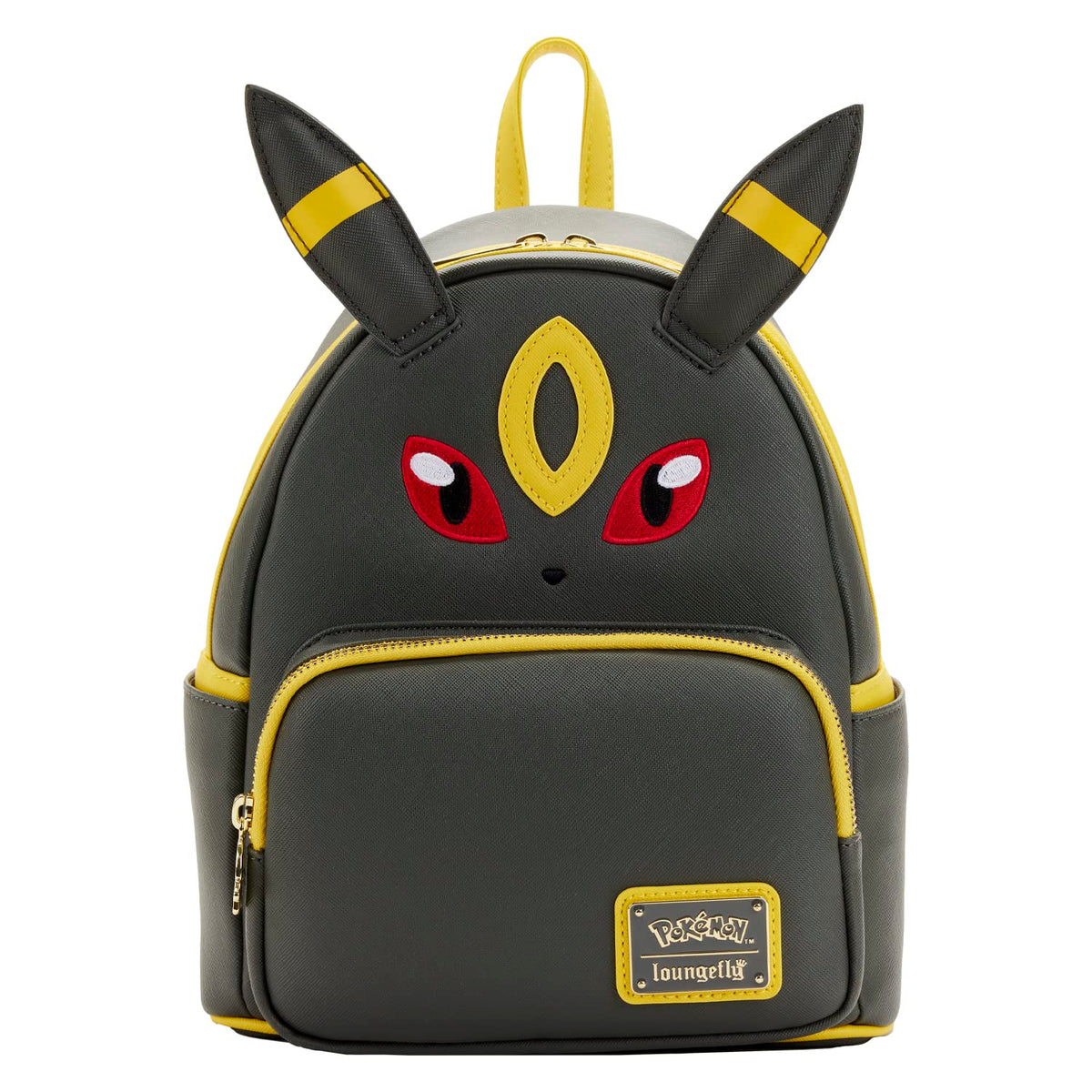 Loungefly Pokemon Umbreon Mini Backpack - Black Faux Leather, One Size