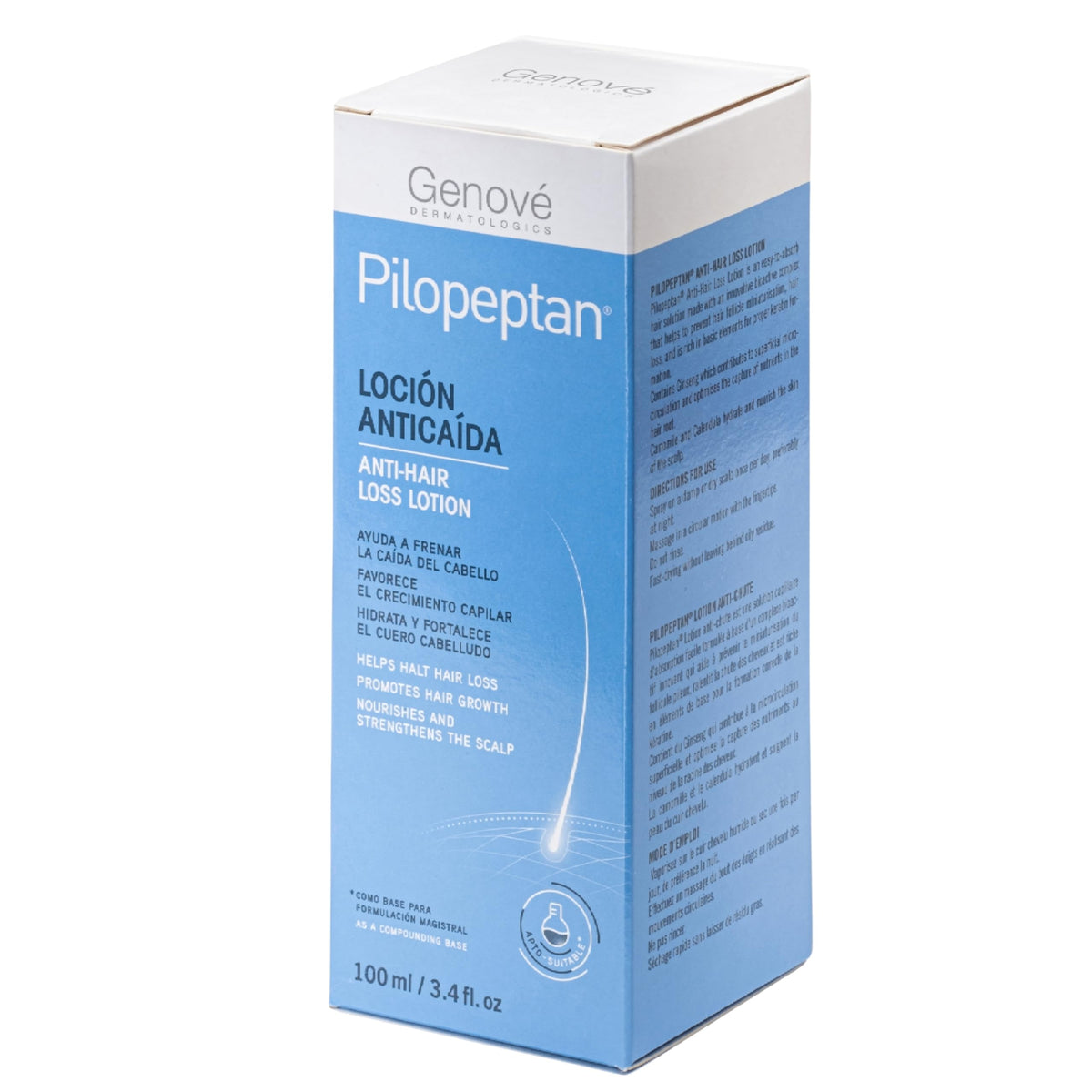 Pilopeptan Hair Loss Treatment For Men & Women - 100Ml, Promotes Hair Regrowth & Thicker Hair