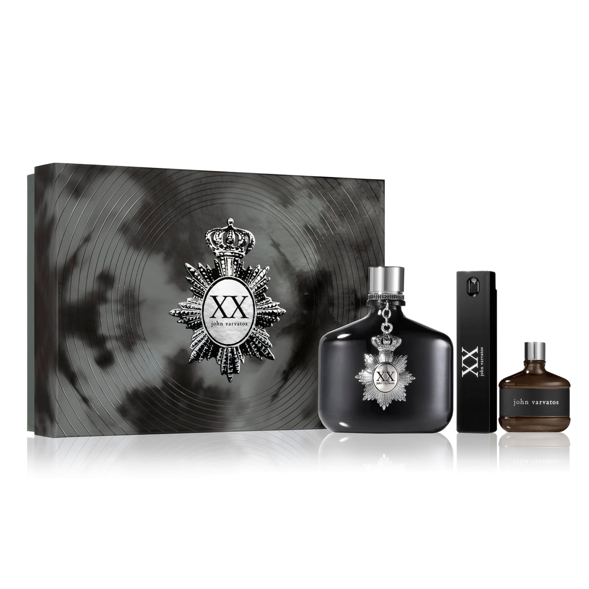 John Varvatos Xx 3 Piece Cologne Gift Set, Woody Oriental Eau De Toilette, 1.76 Fl Oz