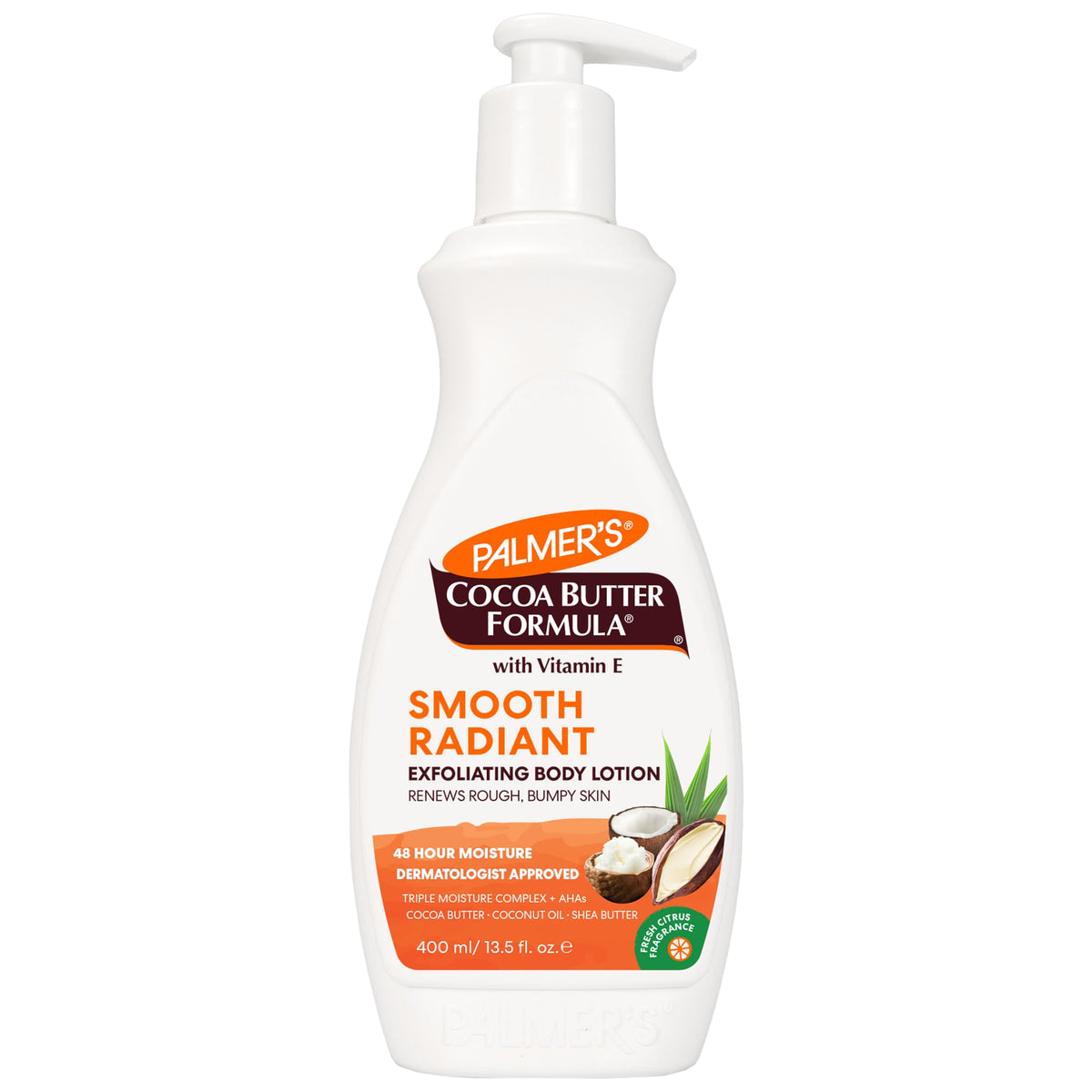 Palmer'S Cocoa Butter Exfoliating Body Lotion For Rough Skin, 13.5 Ounce Pump