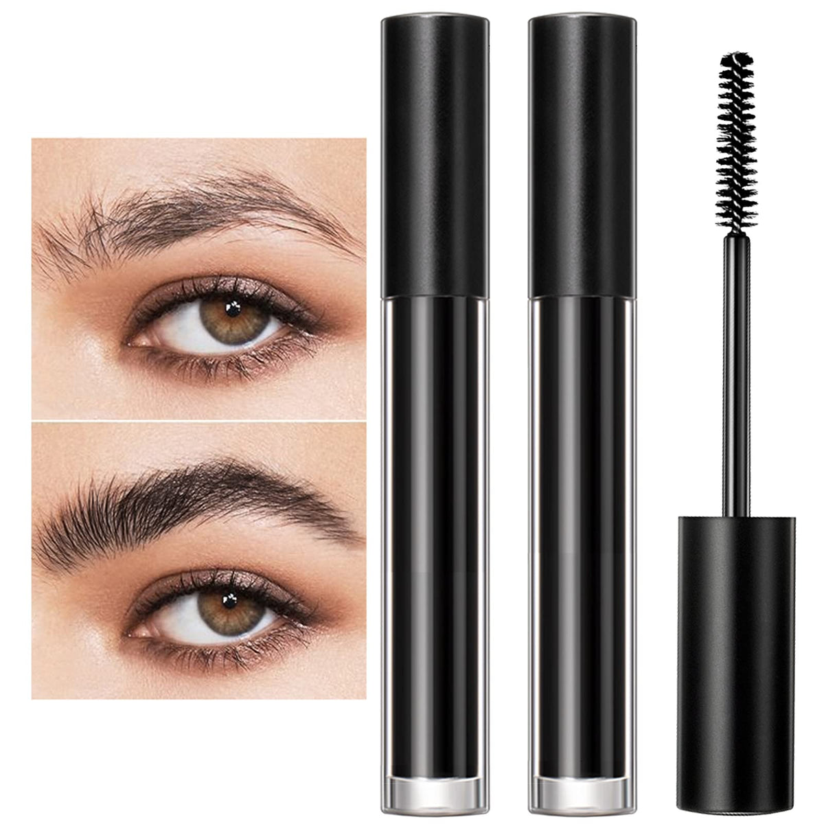 Dageda Black Eyebrow Setting Gel, 2 Pack Waterproof Brow Fix For Salon & Home Use, 1.81Oz