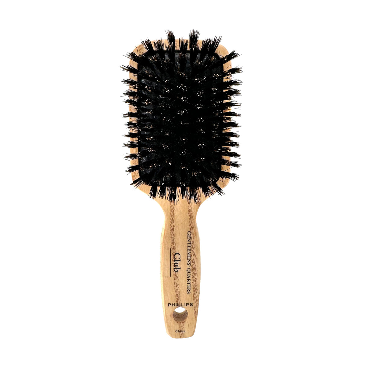 Phillips Brush Classic Boar Bristle Hair Brush for Men - Gentlemen's Quarters Club Style