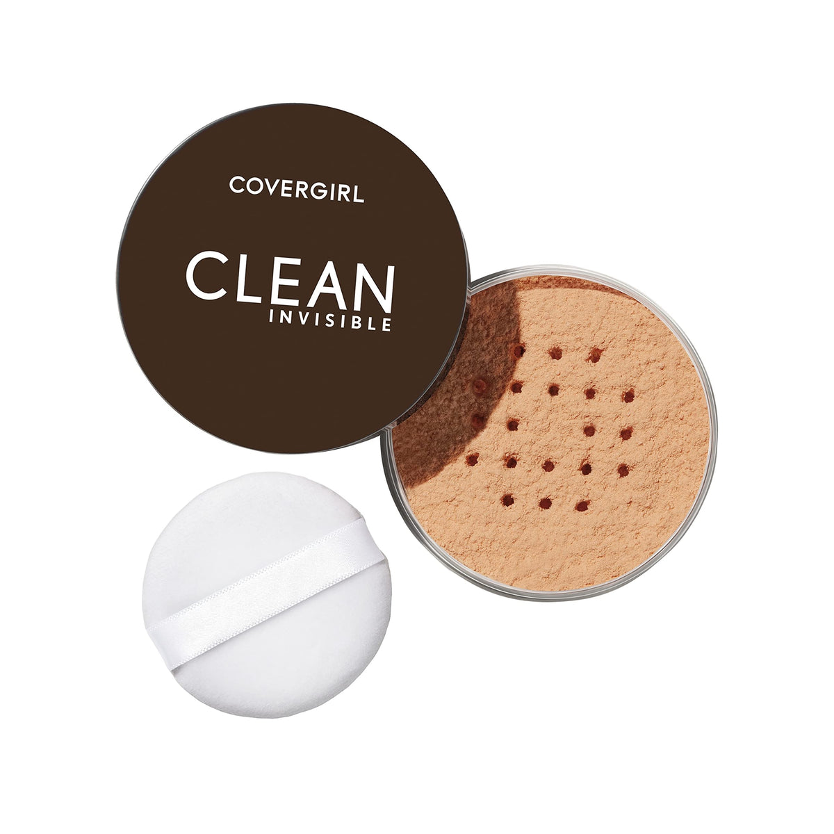 Covergirl Clean Invisible Loose Powder - Vegan Setting Powder, Translucent Medium Warm, 0.63 Oz