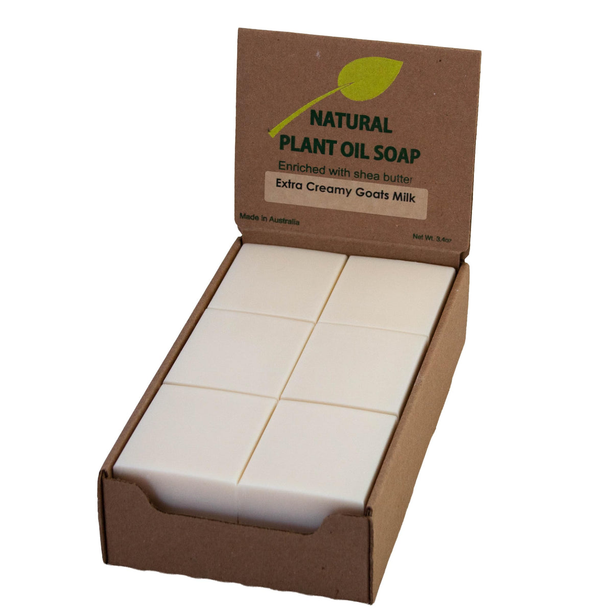 Simple Scents Australia Goats Milk Natural Soap - 12 Bars, Moisturizing & Gentle Cleanser