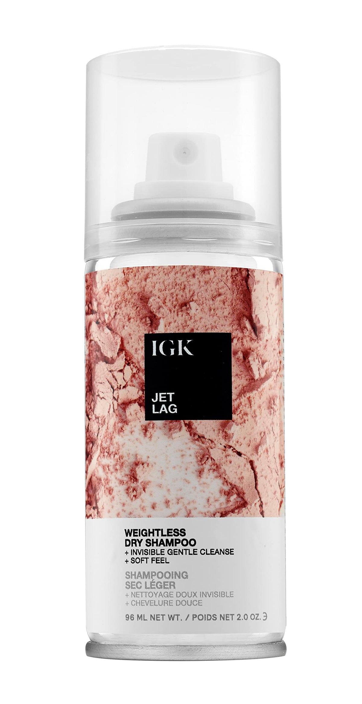 Igk Jet Lag Dry Shampoo Travel Size - 2 Oz Clear Formula For Fresh, Clean Hair