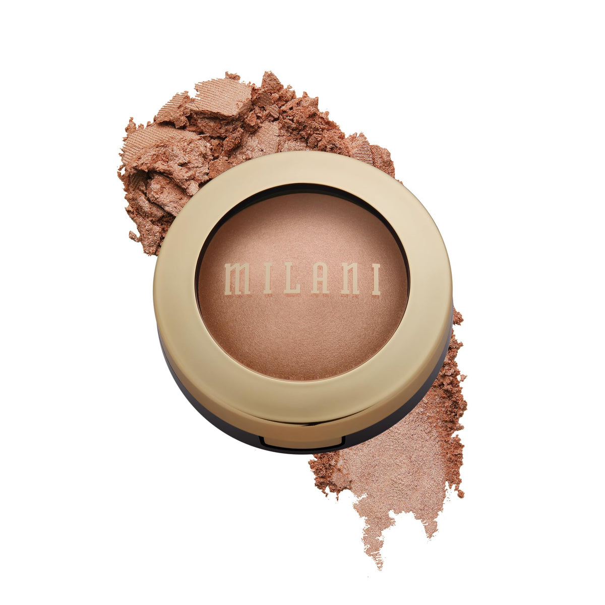 Milani Baked Highlighter - Rose Italiana, Cruelty-Free Powder For Shimmery Or Matte Finish, 0.12