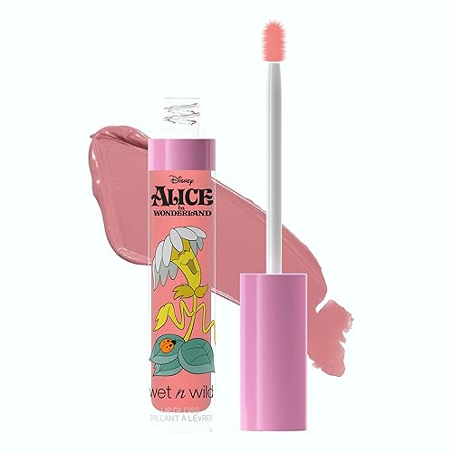 Wet N Wild Wildflower Lip Gloss - Alice In Wonderland Collection, Blush, 0.11 Fl Oz