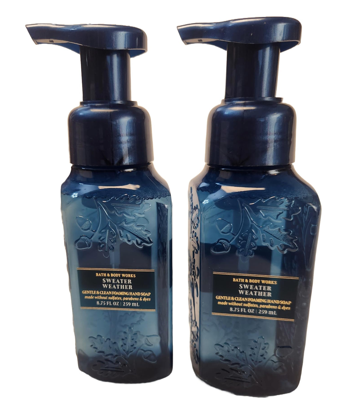 Bath & Body Works Sweater Weather Foaming Hand Soap 2 Pack, 8.75 Fl Oz Each