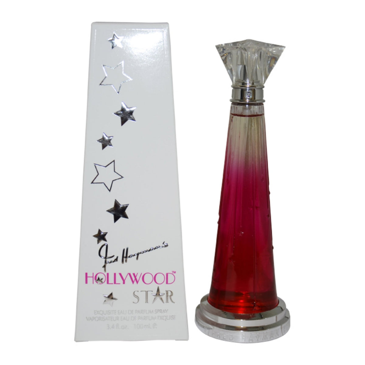 Fred Hayman Hollywood Star Eau De Parfum Spray for Women, 3.4 Fl Oz - Elegant Fragrance for Every Occasion