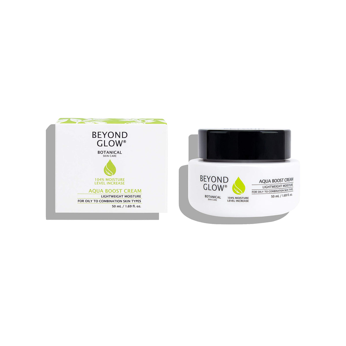 Beyond Glow Aqua Boost Cream, 1.69 Fl Oz - Hydrating Botanical Skin Care for Glowing Skin