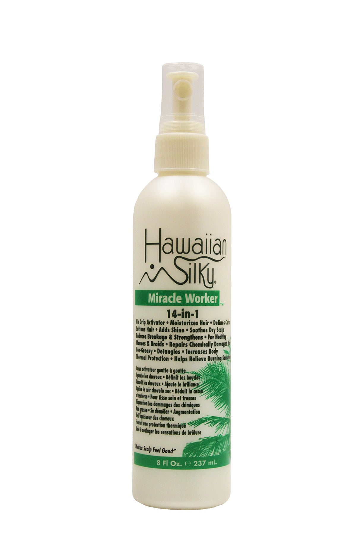 Hawaiian Silky 14-in-1 miracle worker, White, 8 Fl Ounce