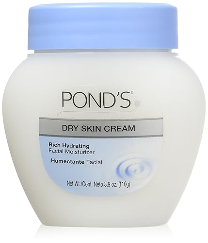 Pond'S Dry Skin Cream, 3.9 Oz - Hydrating Moisturizer, Pack Of 3 For Soft, Smooth Skin