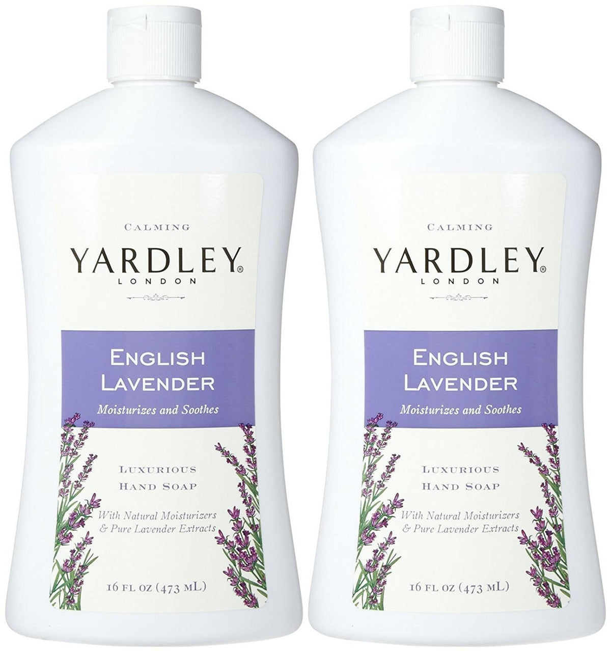 Yardley London English Lavender Liquid Hand Soap - 16 Fl Oz (Pack Of 2)