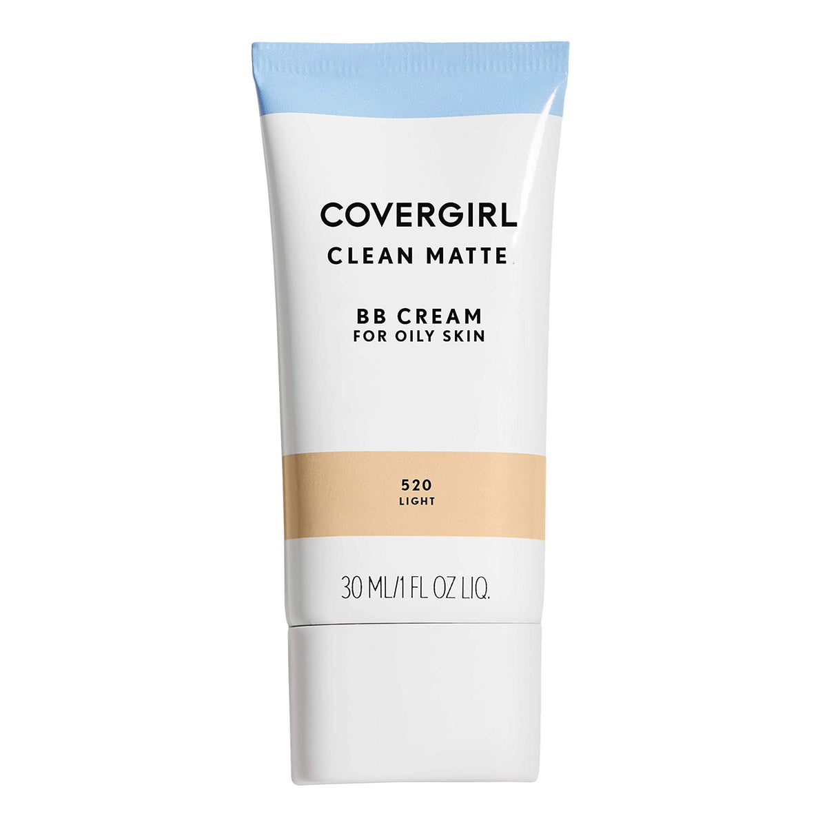 Covergirl Clean Matte Bb Cream, Oil-Free, Lightweight, Sensitive Skin, Light - 520, 1 Fl Oz