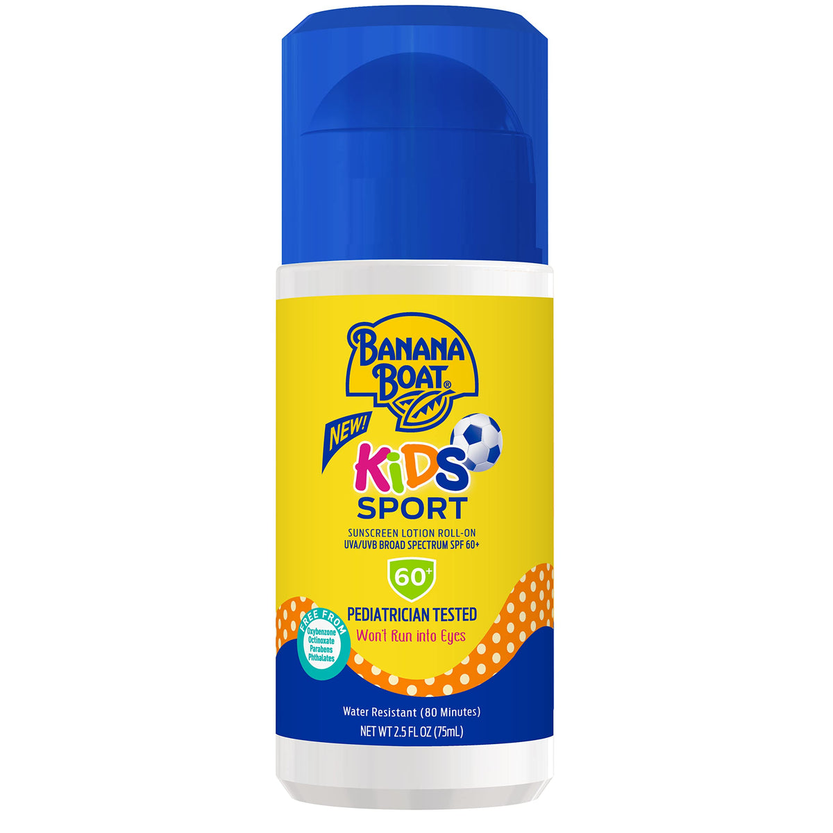 Banana Boat Kids Sport Sunscreen Roll On Spf 60, 2.5Oz - Travel Size Kids Sunblock