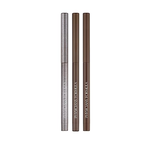 Physicians Formula Eyeliner Booster Gel Set Of 3 - Dark Brown, Water-Resistant, Smudge-Proof