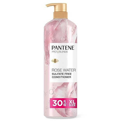 Pantene Rose Water Conditioner, Hydrating & Soothing For Color Treated Hair, 30 Fl Oz