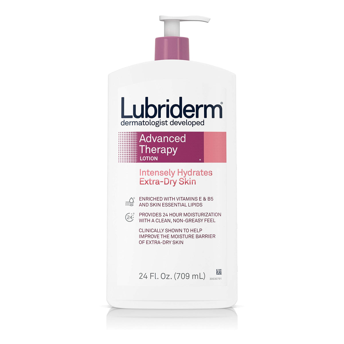 Lubriderm Advanced Therapy Moisturizing Lotion, 24 Fl Oz - Deep Hydration For Extra Dry Skin