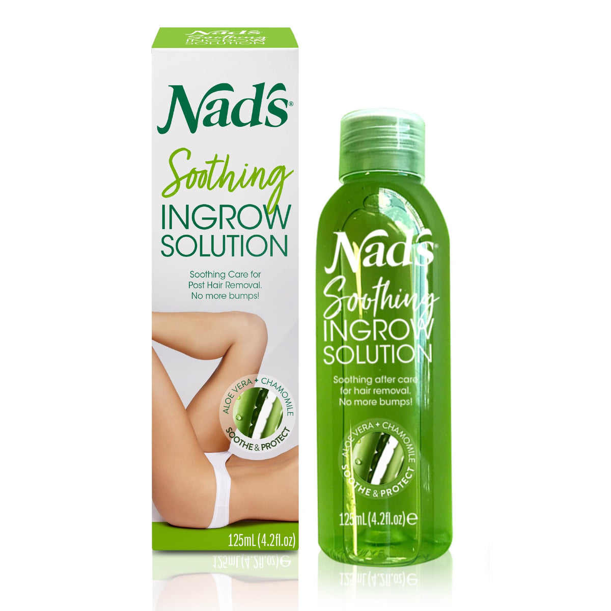 Nad'S Ingrown Hair Treatment Serum - 4.2 Oz For Razor Burn & Bumps - Post-Shave & Waxing Care