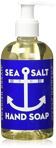 Swedish Dream Sea Salt Liquid Hand Soap - 8 Fl Oz - Nourishing & Refreshing Cleanser