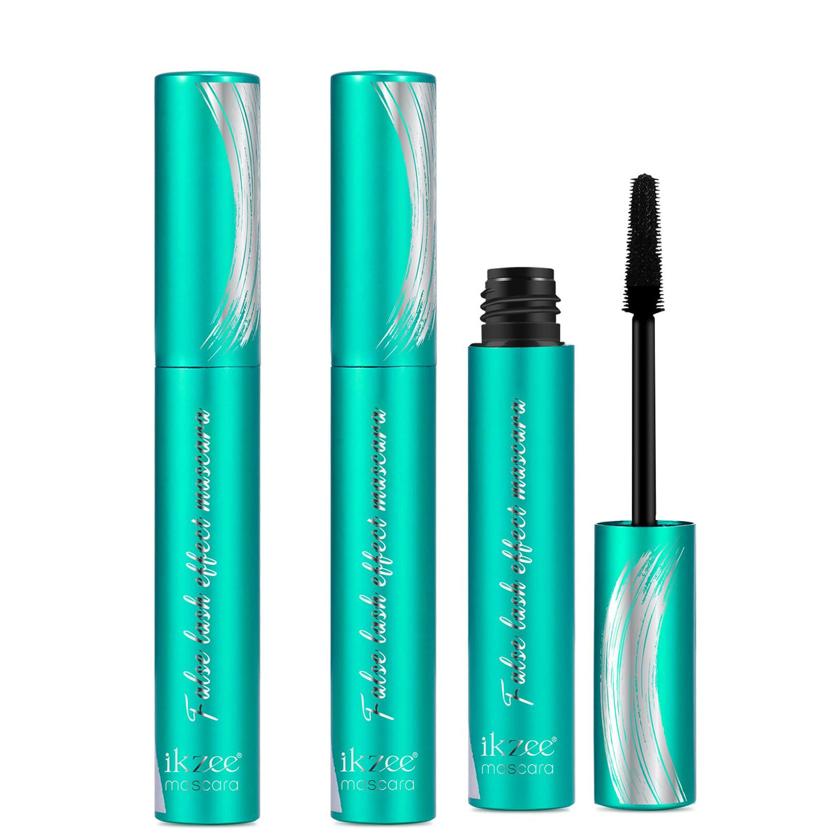 Find Back 10.7G Lash Black Mascara - Volume & Length, Waterproof, False Lash Effect, 2Pc