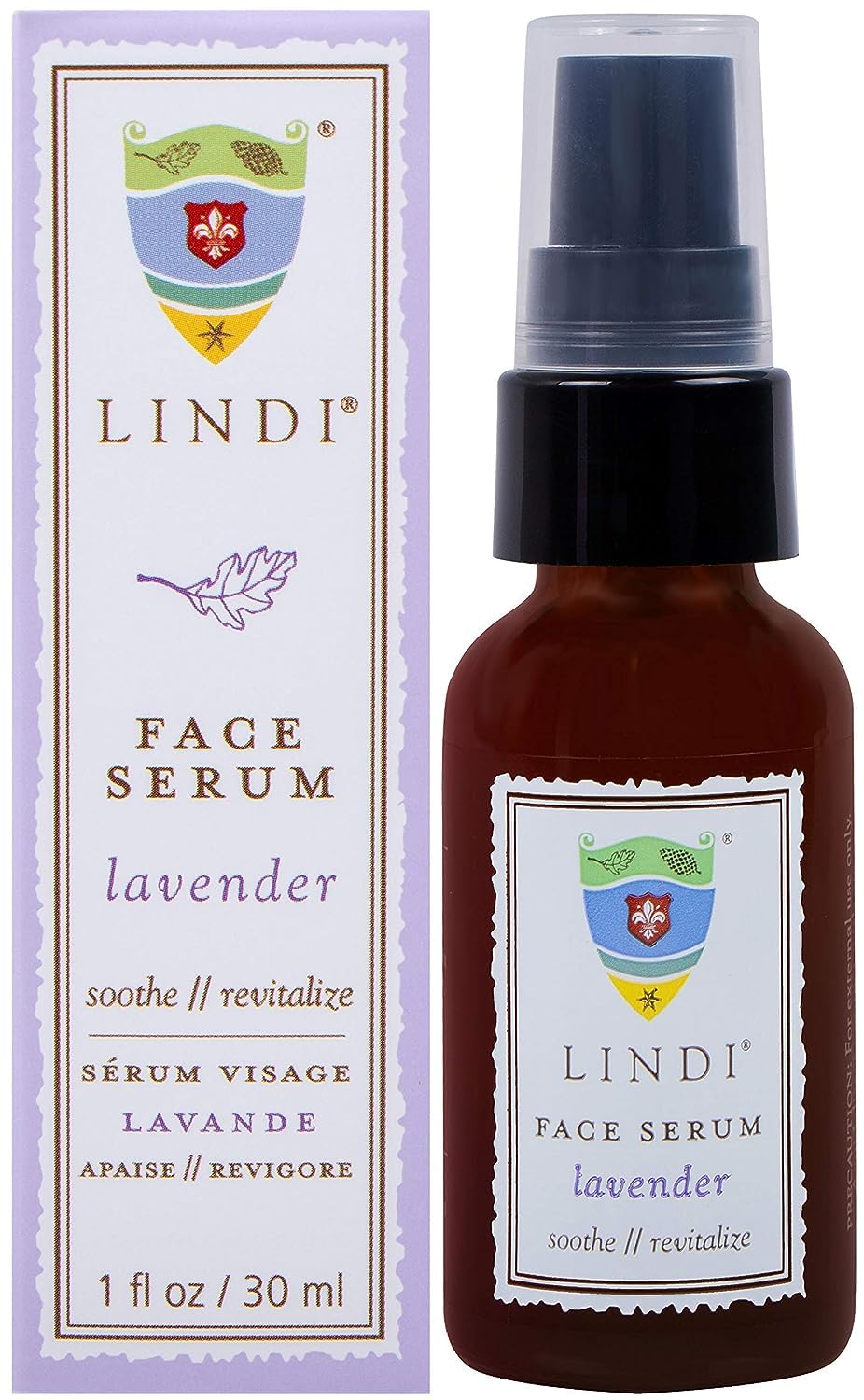 Lindi Skin Lavender Face Serum - Ultimate Moisture For Rash, Redness & Itching Relief, 1 Fl Oz