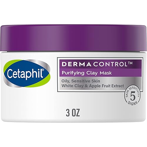 Cetaphil Dermacontrol Purifying Clay Mask For Oily, Sensitive Skin - 3 Oz