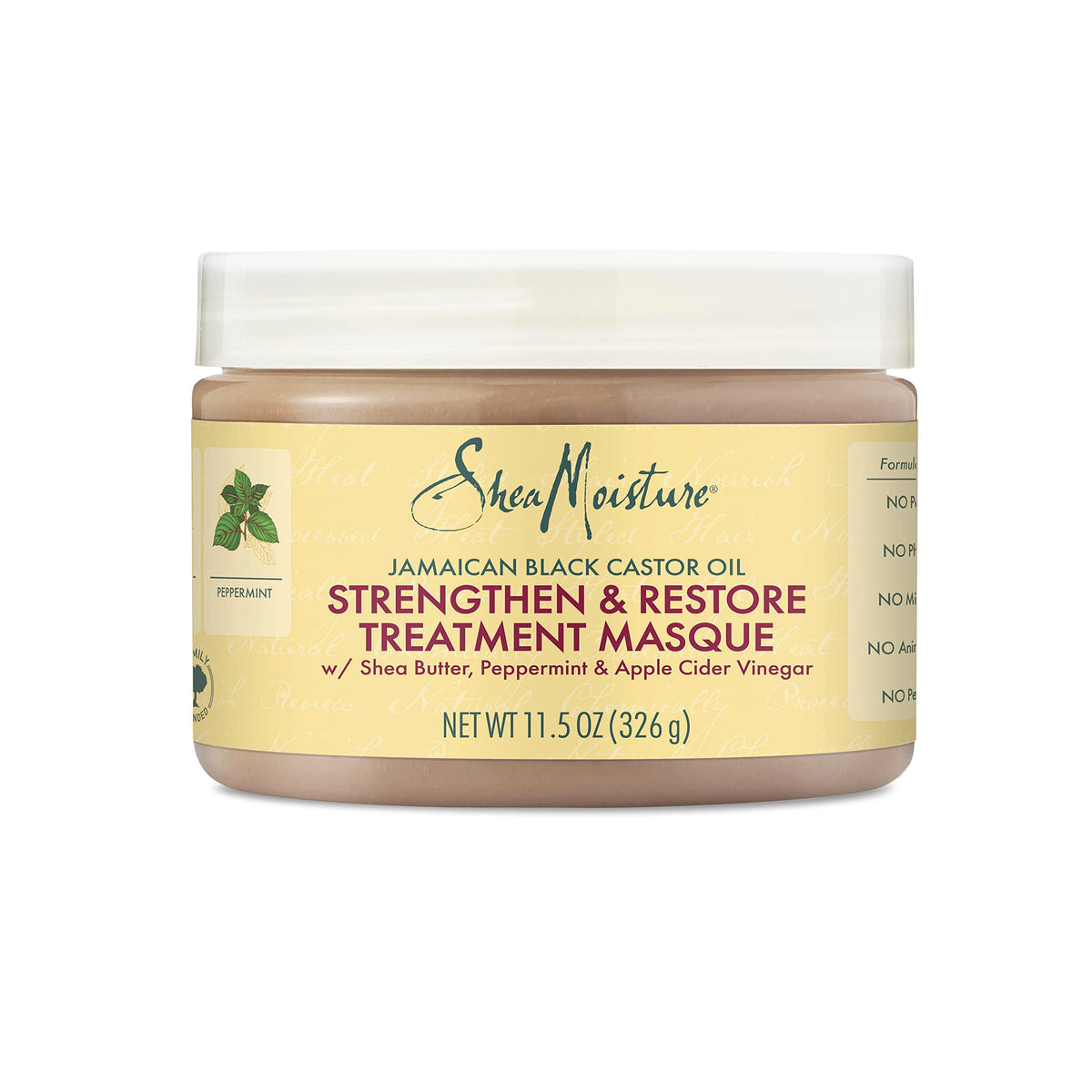 Sheamoisture Jamaican Black Castor Oil Hair Mask For Dry Hair, 11.5Oz, Paraben Free