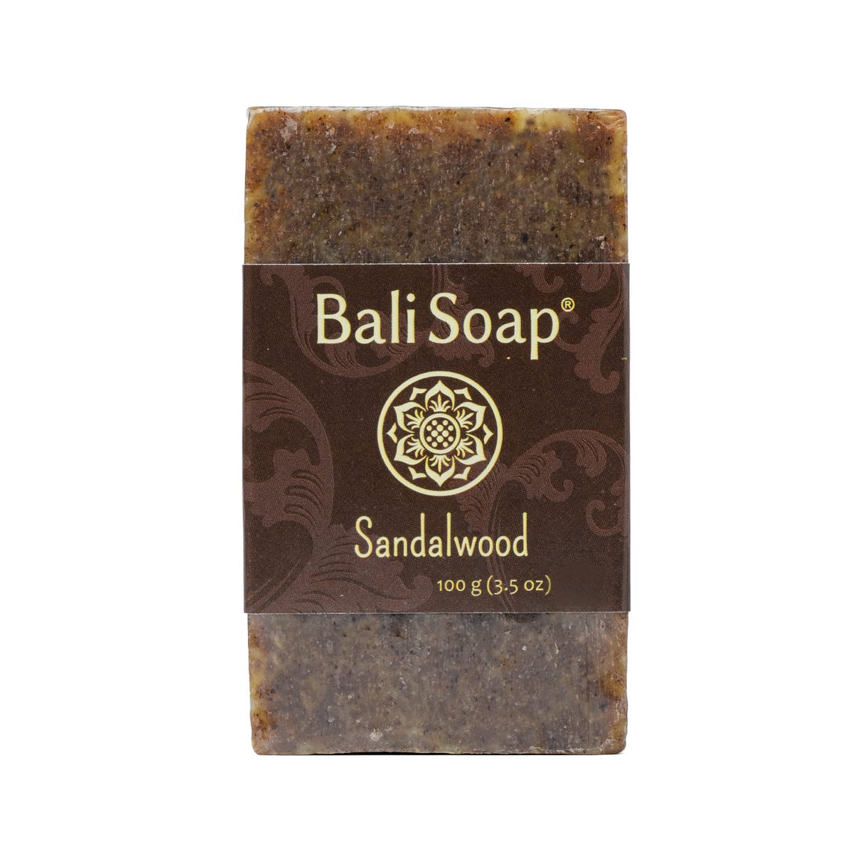 Bali Soap Sandalwood Vegan Soap Bar - Exfoliating Bath & Body Soap - 6 Pack, 3.5 Oz Each