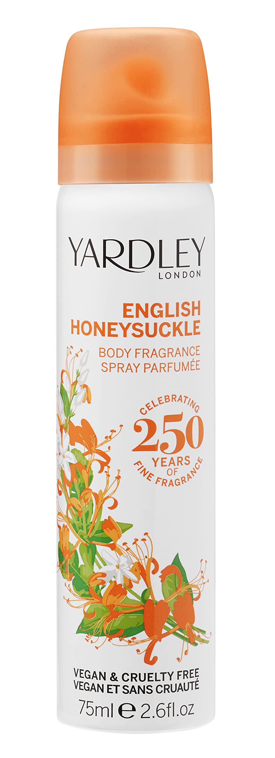 YARDLEY LONDON English Honeysuckle Body Fragrance Spray 2.6 oz - Floral Scented Perfume for Women