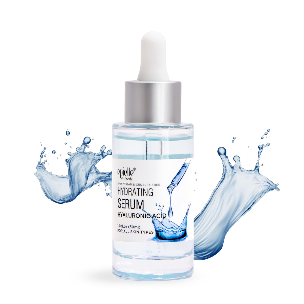 Epielle Hyaluronic Acid Serum - Vegan, Targets Dark Spots & Wrinkles, 1 Fl Oz, Korean Skincare