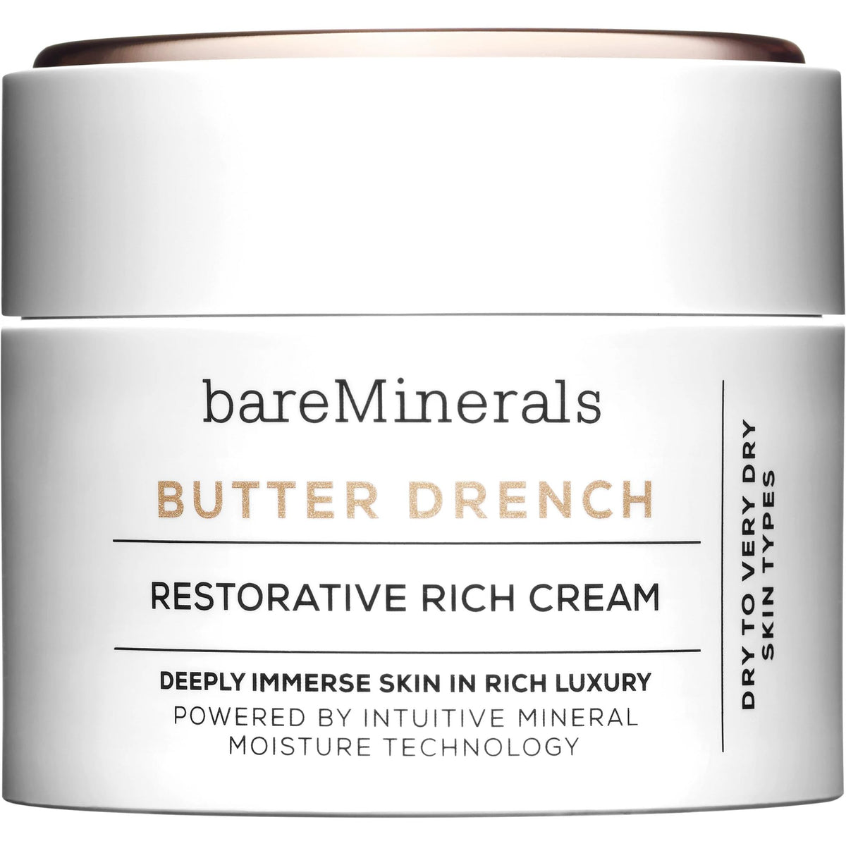 Bareminerals Butter Drench Rich Face Cream, Hydrating Lotion For Dry Skin, 1.7 Oz, Vegan